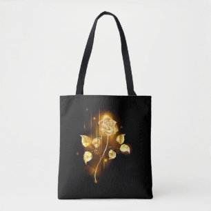 Golden rose ( gold rose ) tote bag
