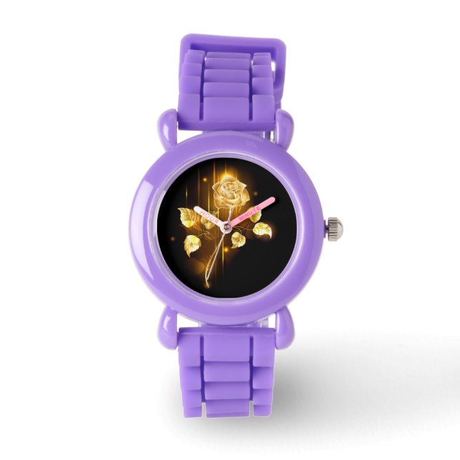 Golden rose ( gold rose ) watch (Front)