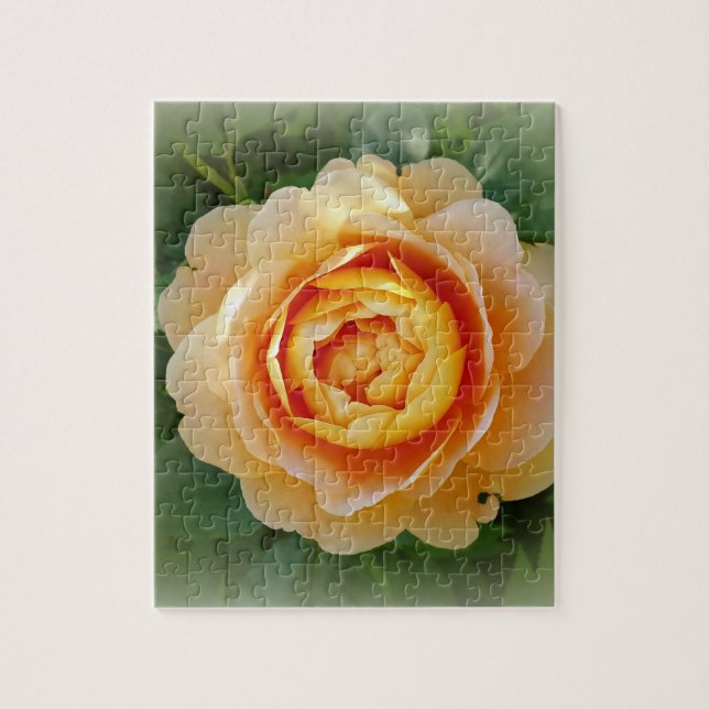 Golden rose jigsaw puzzle (Vertical)