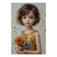 Golden Rose Portrait