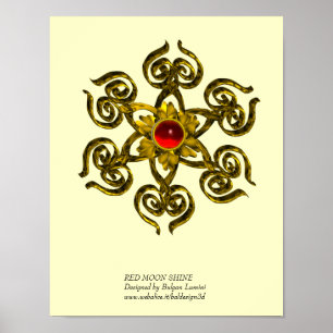 GOLDEN ROSE RUBY POSTER