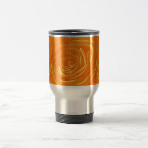 Golden Rose Travel Mug