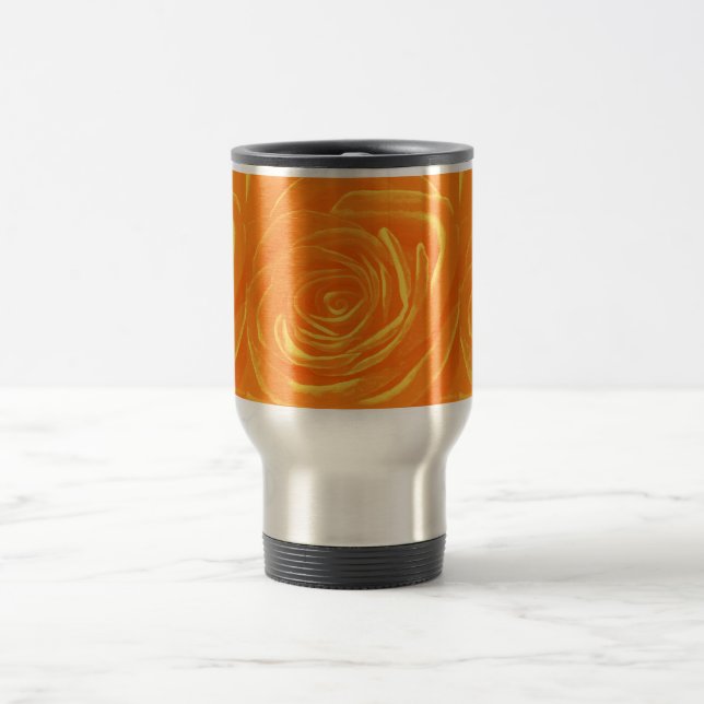 Golden Rose Travel Mug (Center)