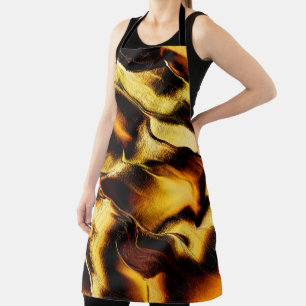 Golden rough dunes, with burnt parts apron