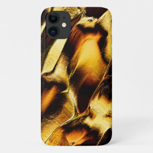 Golden rough dunes, with burnt parts iPhone 11 case