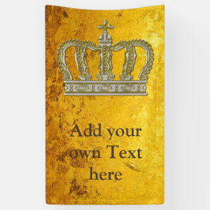 Golden Royal Crown III + your backgr. & ideas Banner