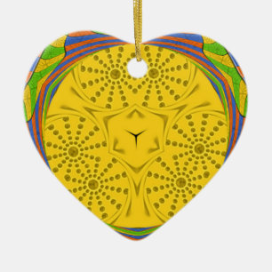 Golden Royal Egyptian. Unique Colours Ceramic Tree Decoration