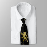 Golden Royal Lion Tie<br><div class="desc">Gold lion</div>