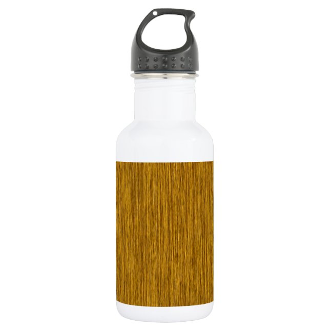 Golden Rustic Grainy Wood Background 532 Ml Water Bottle (Front)