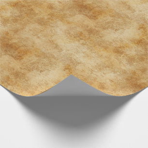 Golden Rustic Texture Wrapping Paper