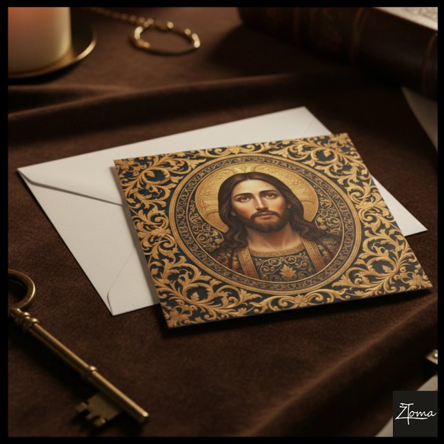 Golden Sacred Icon - Jesus Invitation (Creator Uploaded)