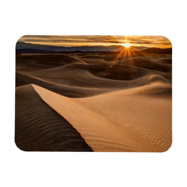 Golden Sand dunes, Death Valley, CA Magnet (Horizontal)