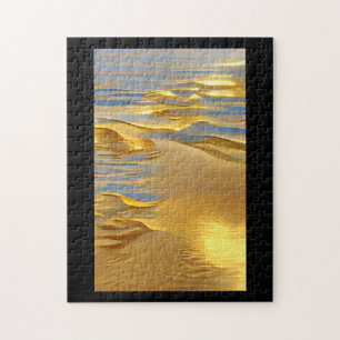 Golden sands graphic art jigsaw puzzle