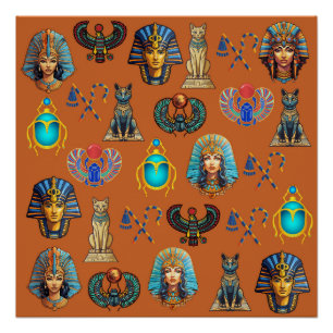 Golden Sands Revival: Authentic Egyptian Antiquity Poster