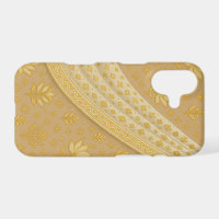Golden Saree Drape