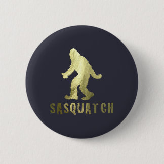 Golden Sasquatch 6 Cm Round Badge