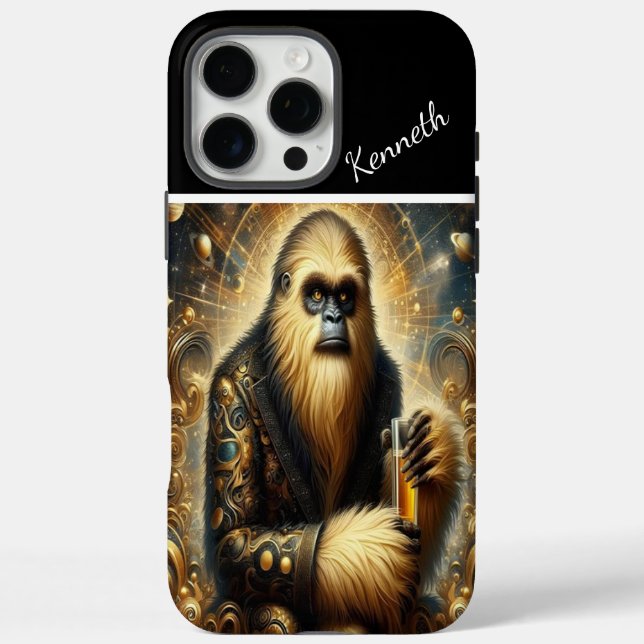 Golden Sasquatch Cosmic Sip Case-Mate iPhone Case (Back)