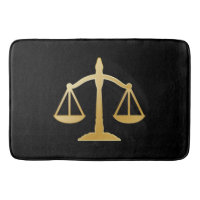 Golden Scales of Justice Law Theme Design
