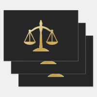 Golden Scales of Justice Law Theme Design