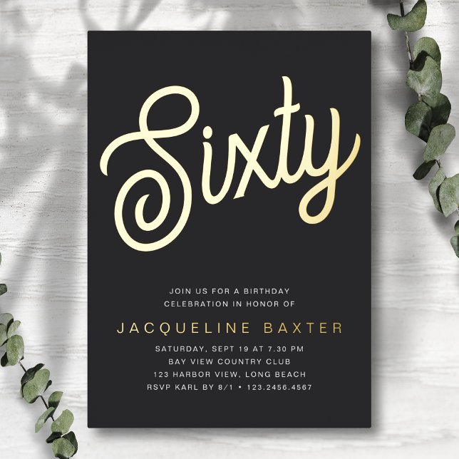 Golden Script 60th Birthday Party (Creator Uploaded)