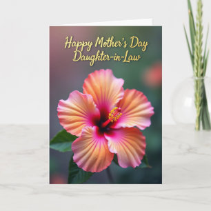 Golden Script Mothers Card
