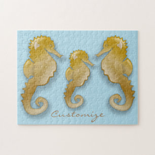 Golden Seahorse Thunder_Cove Jigsaw Puzzle
