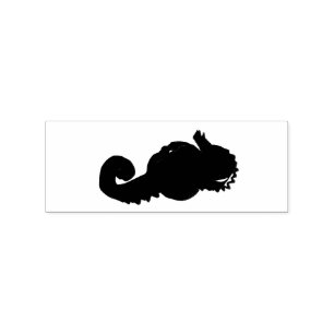 Golden Seahorse Thunder_Cove Rubber Stamp