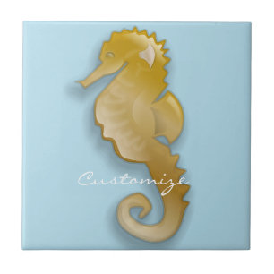 Golden Seahorse Thunder_Cove Tile