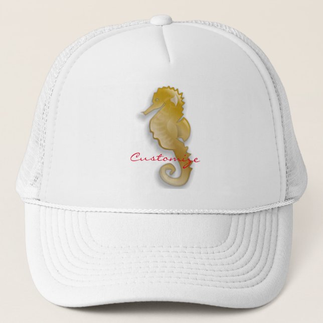 Golden Seahorse Thunder_Cove Trucker Hat (Front)