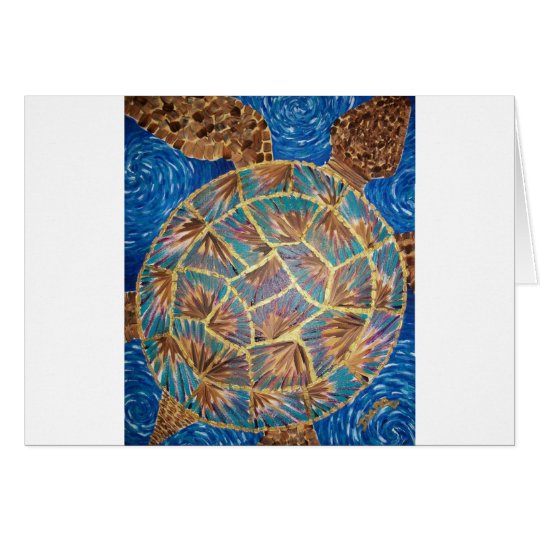 Golden Seaturtle Card