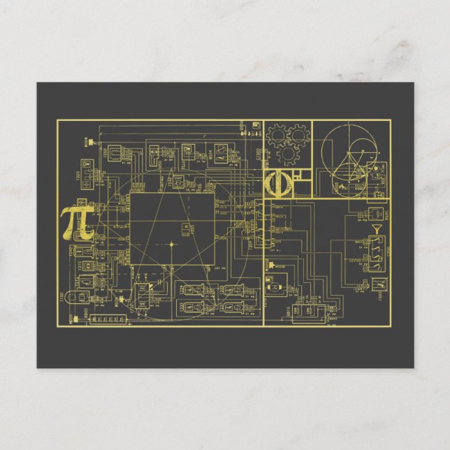 Golden Section Post Card (Front)