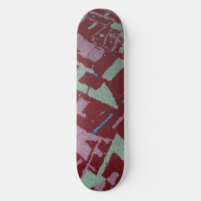 Golden Section Red Skateboard (Front)