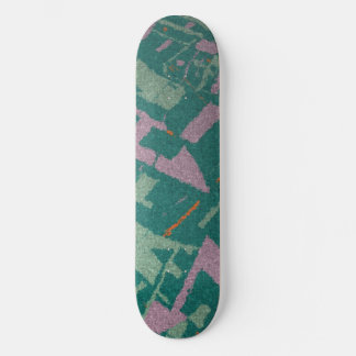 Golden Section Teal Skateboard