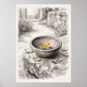 Golden Seed Abundance Spiritual Wall Art