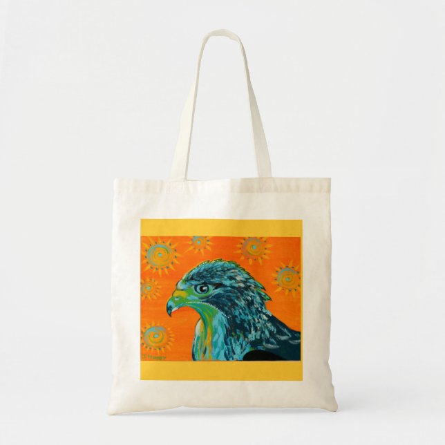 Golden Sentinel Tote Bag (Front)