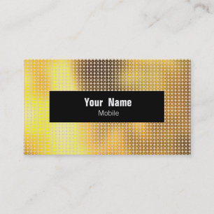 Golden Sequin Business Card