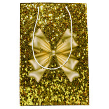 Golden Sequins with Bow