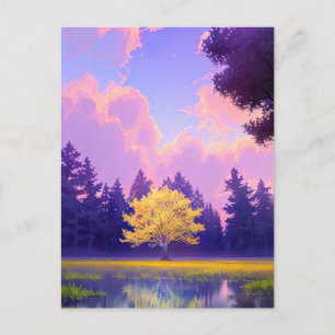 Golden Serenade Postcard