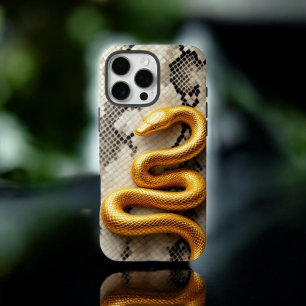 Golden Serpent iPhone 16 Pro Max Case