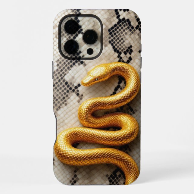 Golden Serpent  iPhone Case (Back)