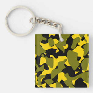 Golden Shadow Camo Key Ring
