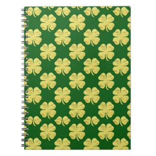 Golden Shamrocks Notebook