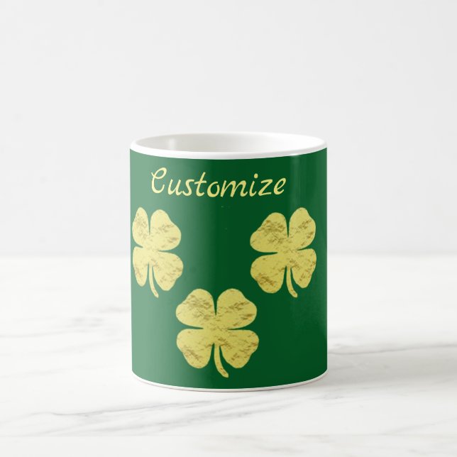 Golden Shamrocks Thunder_Cove Coffee Mug (Center)