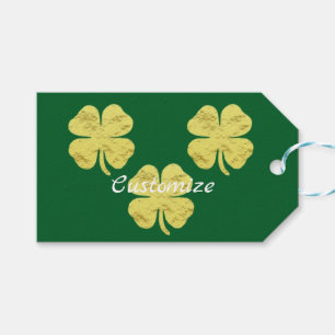 Golden Shamrocks Thunder_Cove Gift Tags