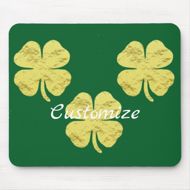 Golden Shamrocks Thunder_Cove Mouse Mat (Front)