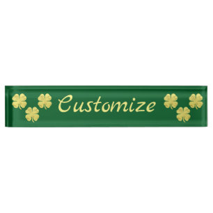 Golden Shamrocks Thunder_Cove Nameplate