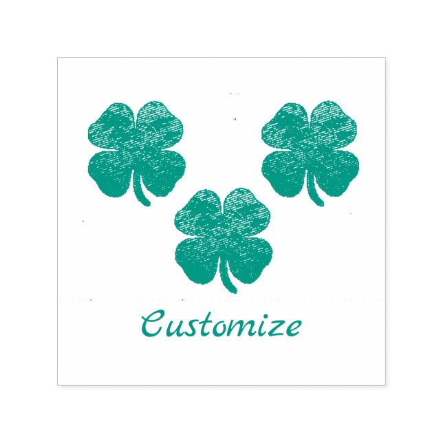 Golden Shamrocks Thunder_Cove Self-inking Stamp (Design)