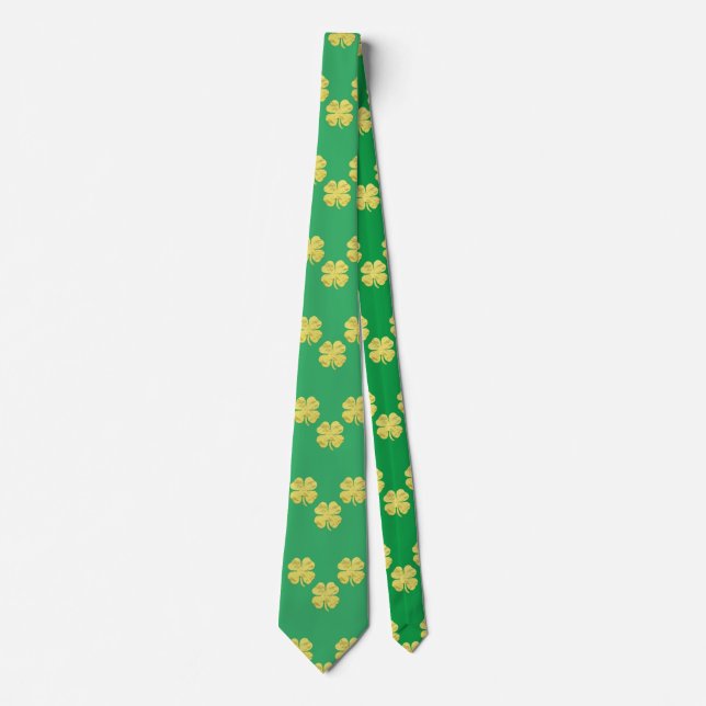 Golden Shamrocks Thunder_Cove Tie (Front)