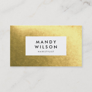 Golden Shine Stylish Business Cards