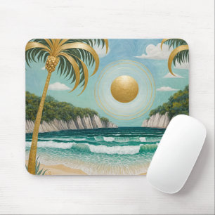 Golden Shores Mouse Mat